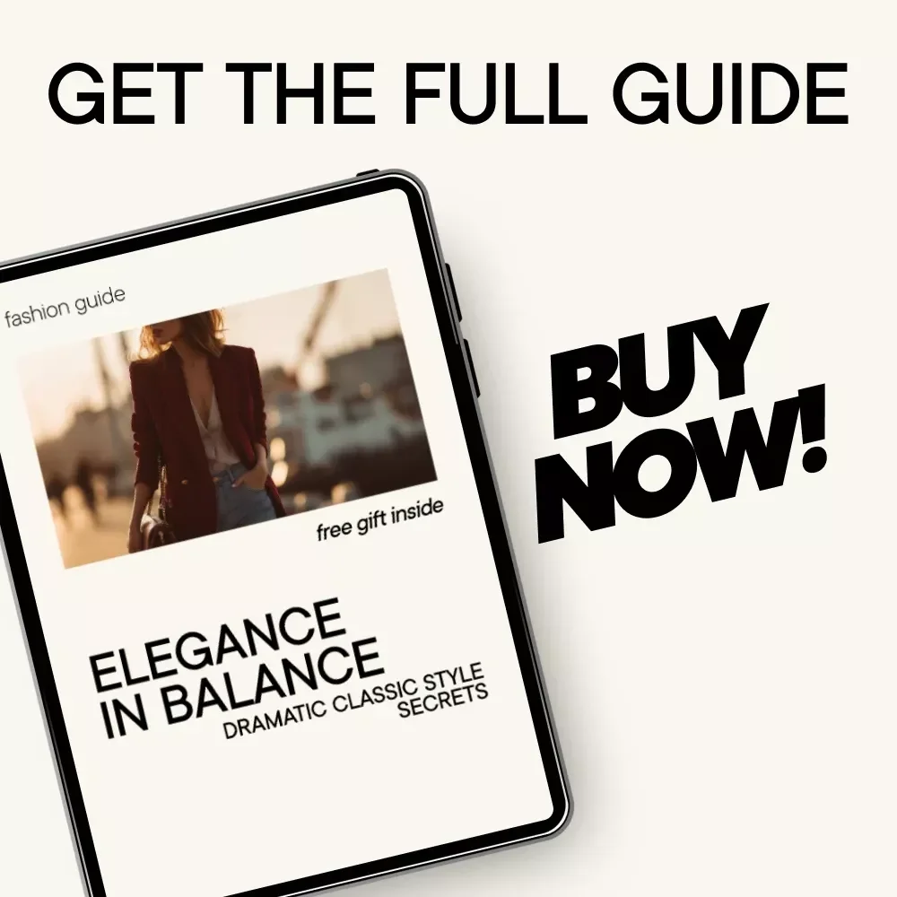 Elegance in Balance: Dramatic Classic Style Secrets - A Guide to Dramatic Classic Kibbe Outfit Ideas