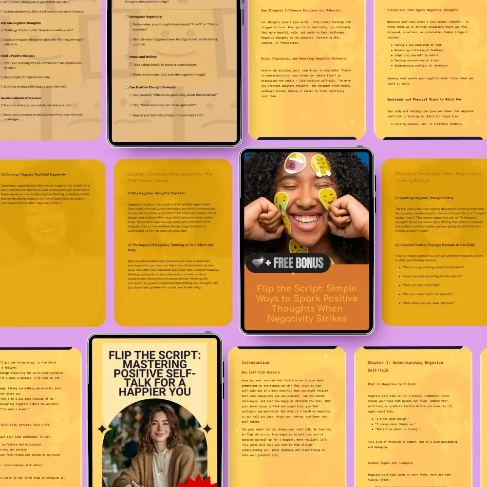 Consistent Optimism Bundle: 3-in-1 Guide to Positive Thinking & Mastering Self-Talk