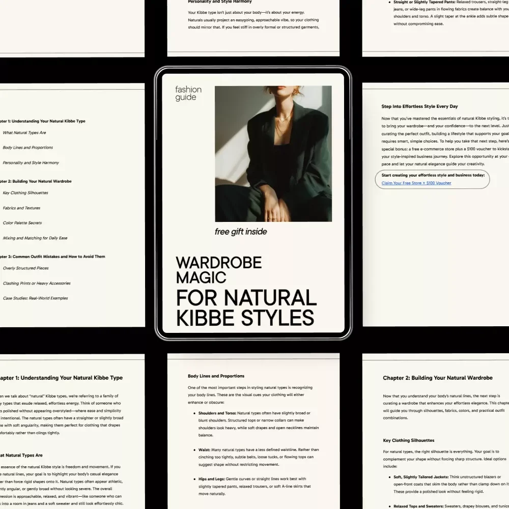 Wardrobe Magic for Natural Kibbe Styles Guide: Outfit Ideas for Effortless Style