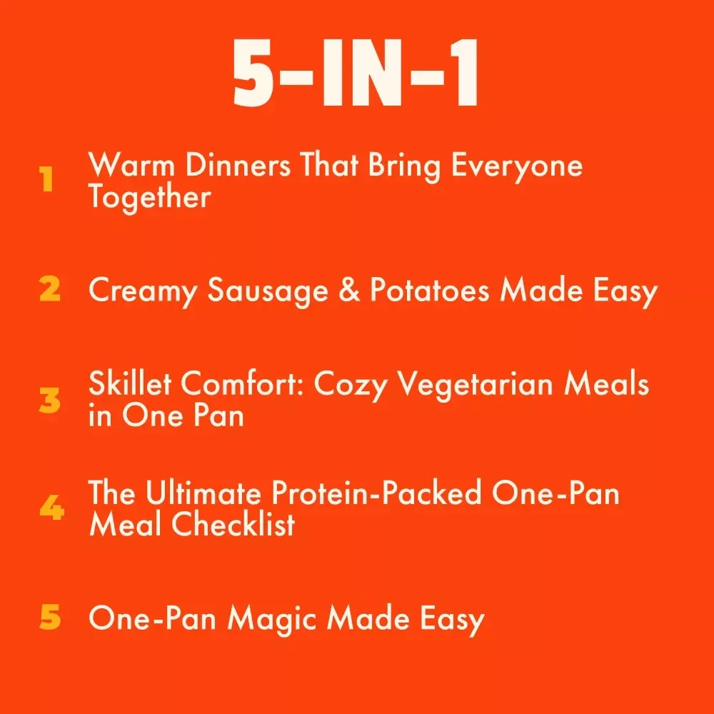 No-Fuss One-Pan Comfort Pack: 5-in-1 Bundle for Cozy, Easy Dinners