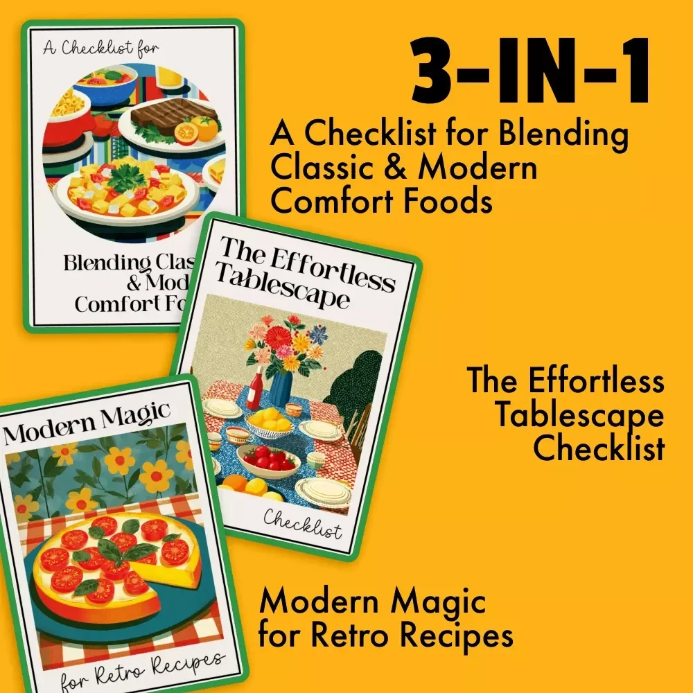 Classic Comfort Bundle with Modern Twists: 3-in-1 Digital Download for Effortless Cooking