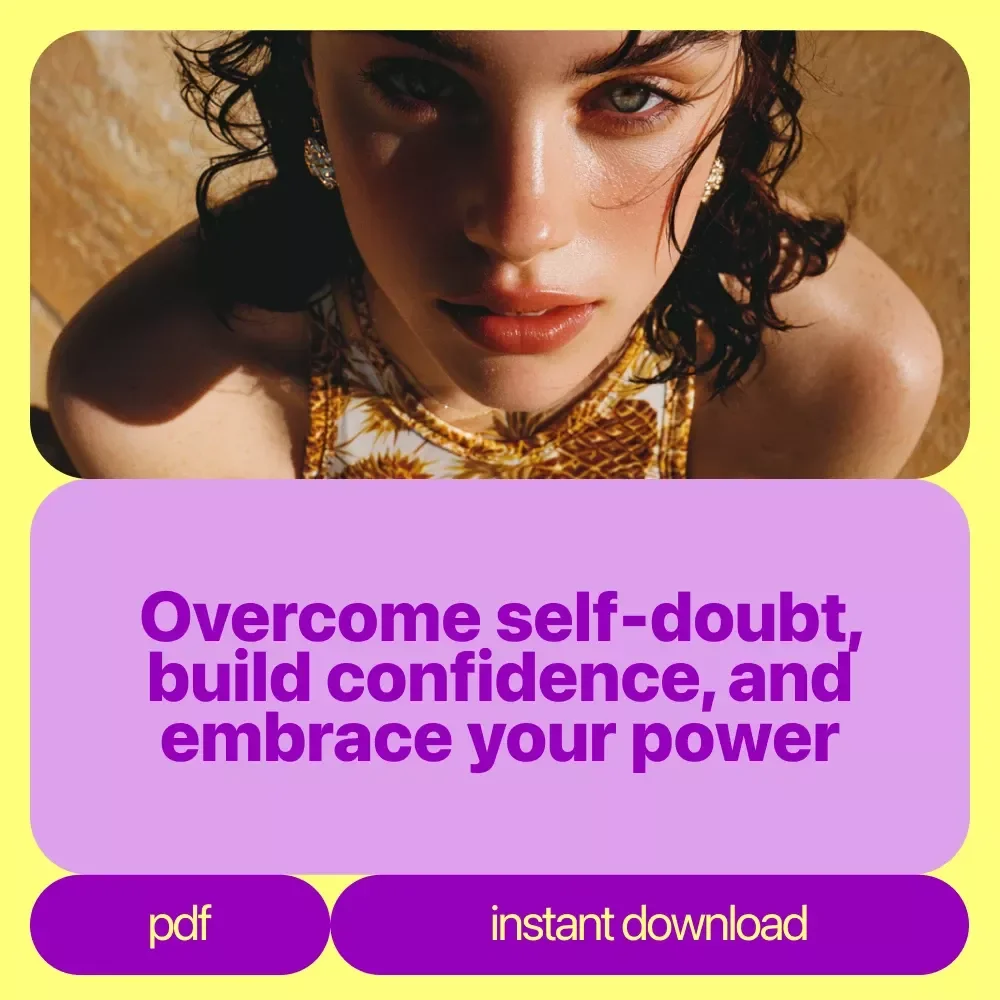Self-Doubt Release Toolkit: Overcome Self-Doubt & Boost Confidence - 4-in-1 Digital Bundle
