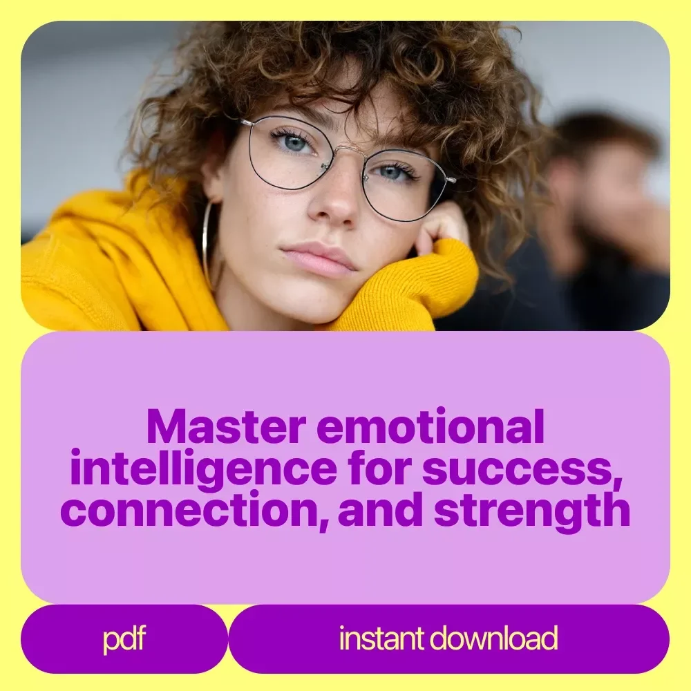 EQ Mastery Bundle: Unlock Emotional Intelligence with 4 Digital Guides & Checklists