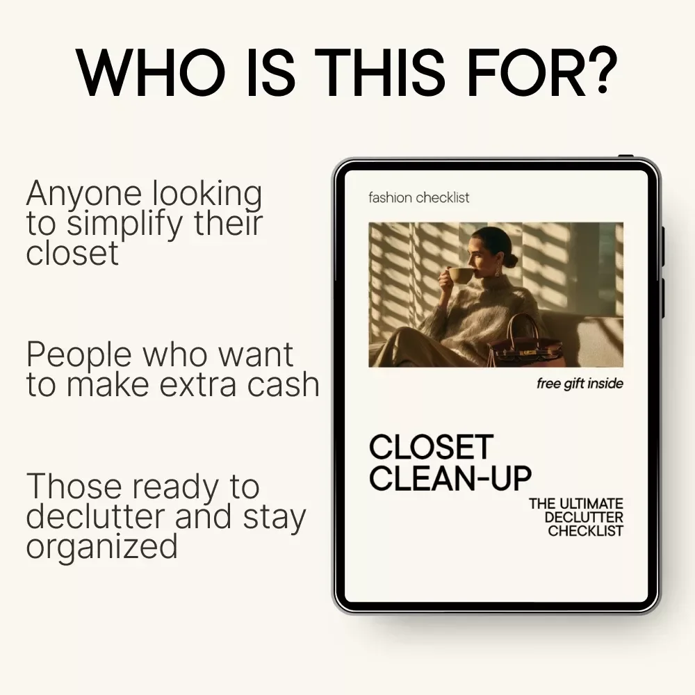 Closet Clean-Up: The Ultimate Declutter Checklist - Organize, Donate, and Sell Your Way to a Fresh Wardrobe