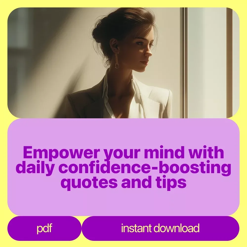 Daily Confidence Inspiration Bundle: Powerful Words, Powerful Mind & More