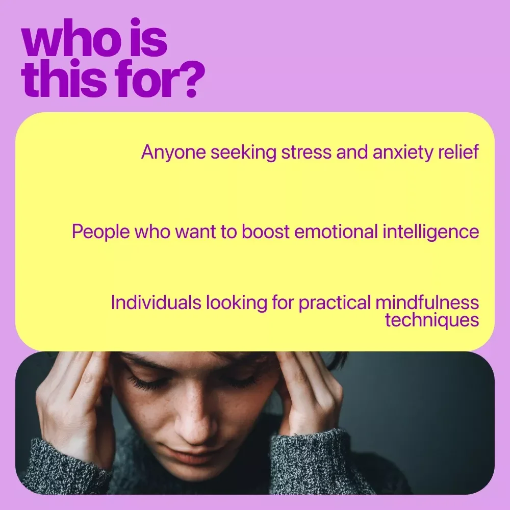 Mindful Anxiety Support Pack: 5-in-1 Bundle for Stress Relief & Emotional Intelligence