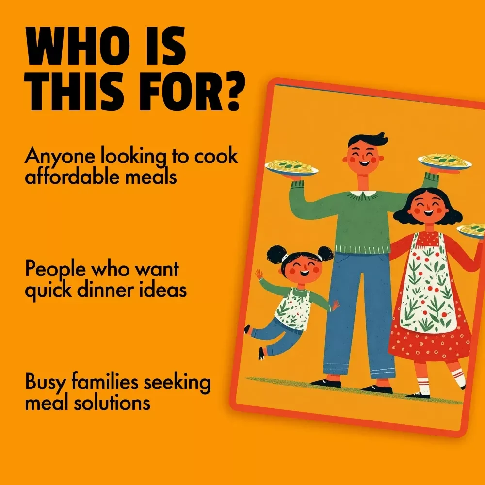 Family Dinner Pack for Budget Dinners - 10-in-1 Bundle of Cozy Family Meal Ideas