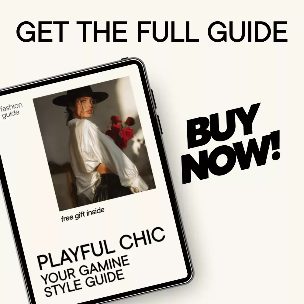 Playful Chic: Your Gamine Style Guide - Gamine Kibbe Outfit Ideas, Fashion Guide & Digital Download