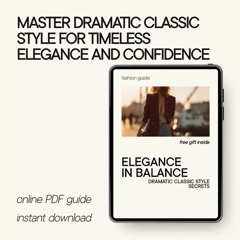 Elegance in Balance: Dramatic Classic Style Secrets - A Guide to Dramatic Classic Kibbe Outfit Ideas