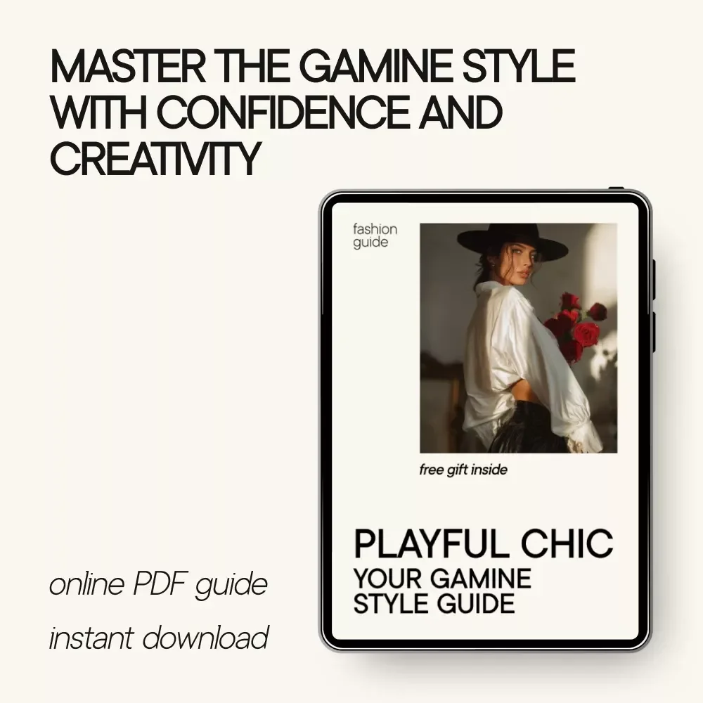 Playful Chic: Your Gamine Style Guide - Gamine Kibbe Outfit Ideas, Fashion Guide & Digital Download