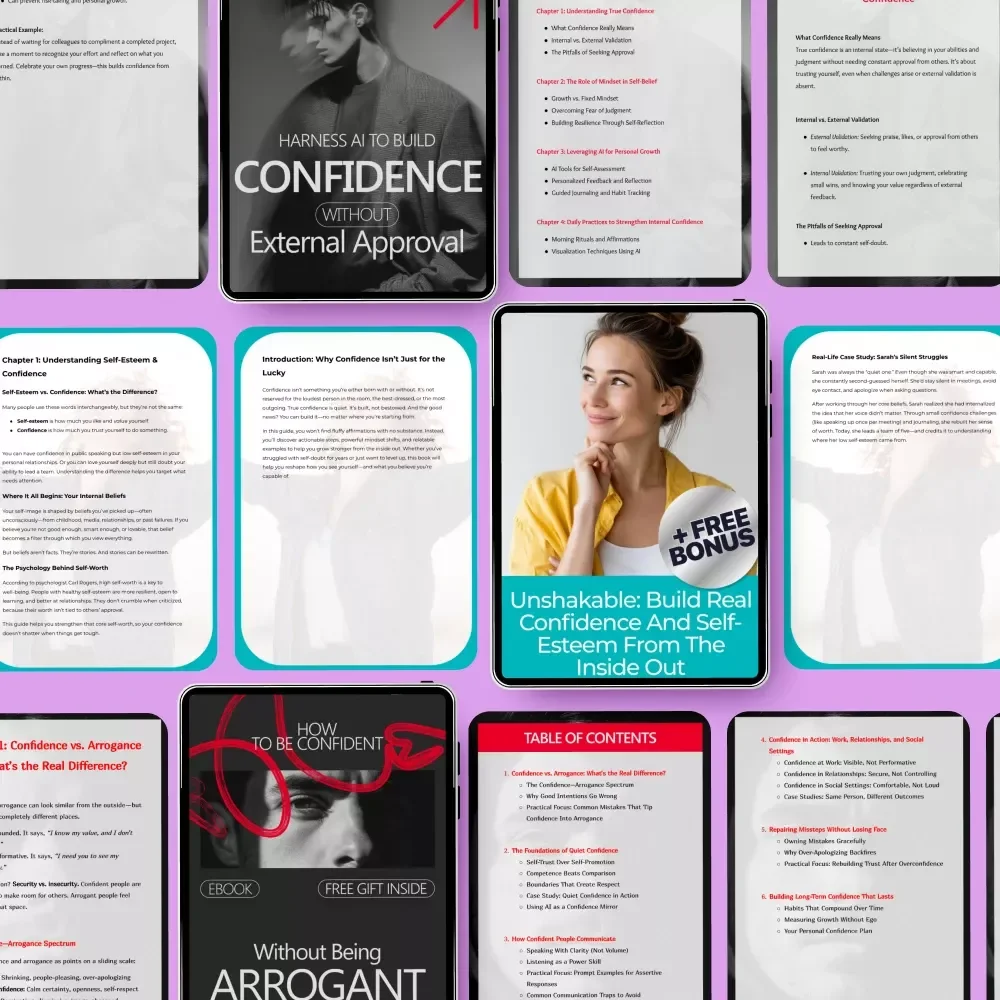 Self-Confidence Foundations Toolkit - Build Confidence & Self-Esteem with Expert Guides