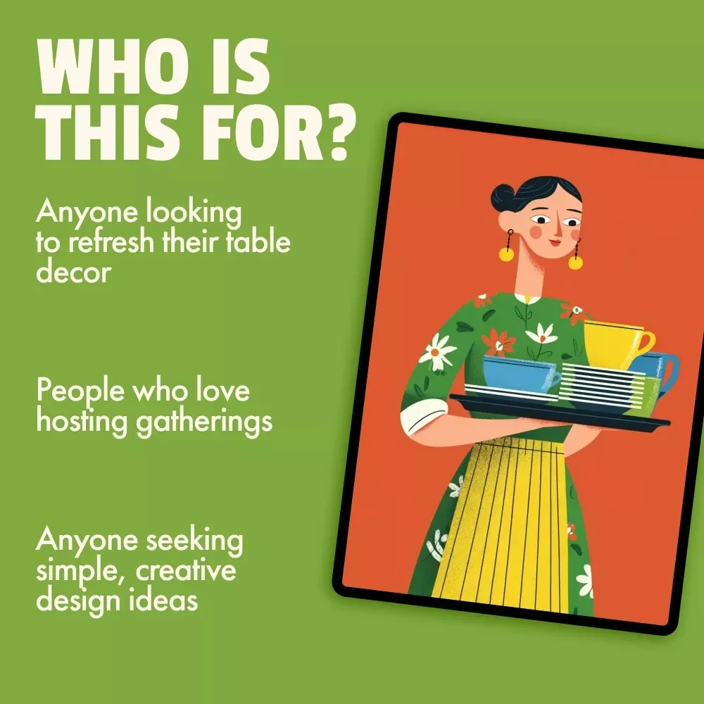 Creative Table Setting Bundle for Every Day – 5-in-1 Digital Downloads
