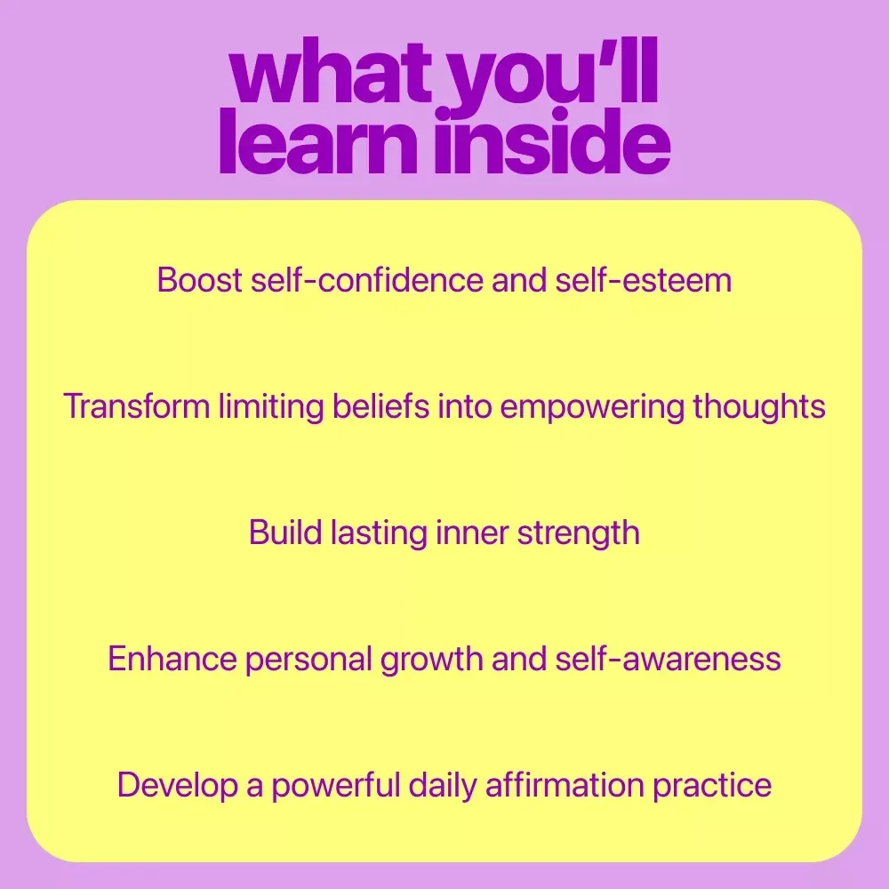 Self-Love in Every Word Bundle: Affirmations for Self-Love, Confidence & Inner Power