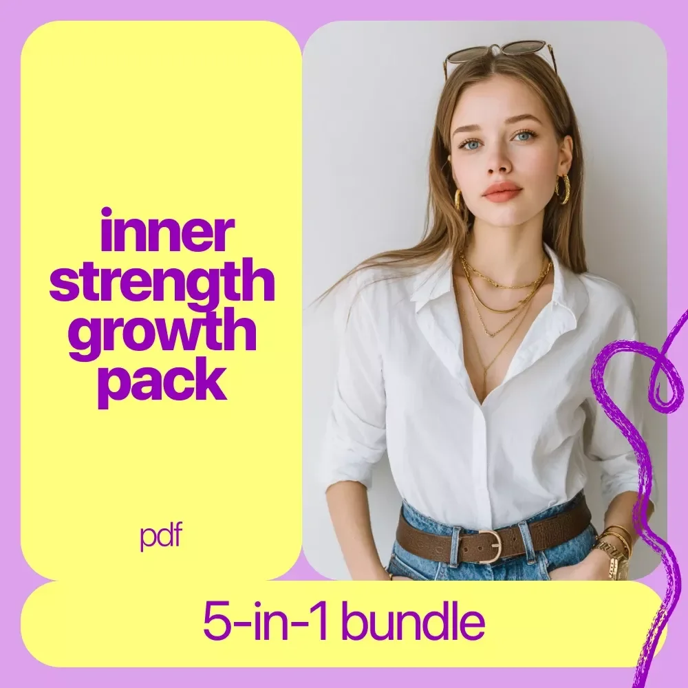 Inner Strength Growth Pack: 5-in-1 Bundle for Building Confidence and Self-Belief