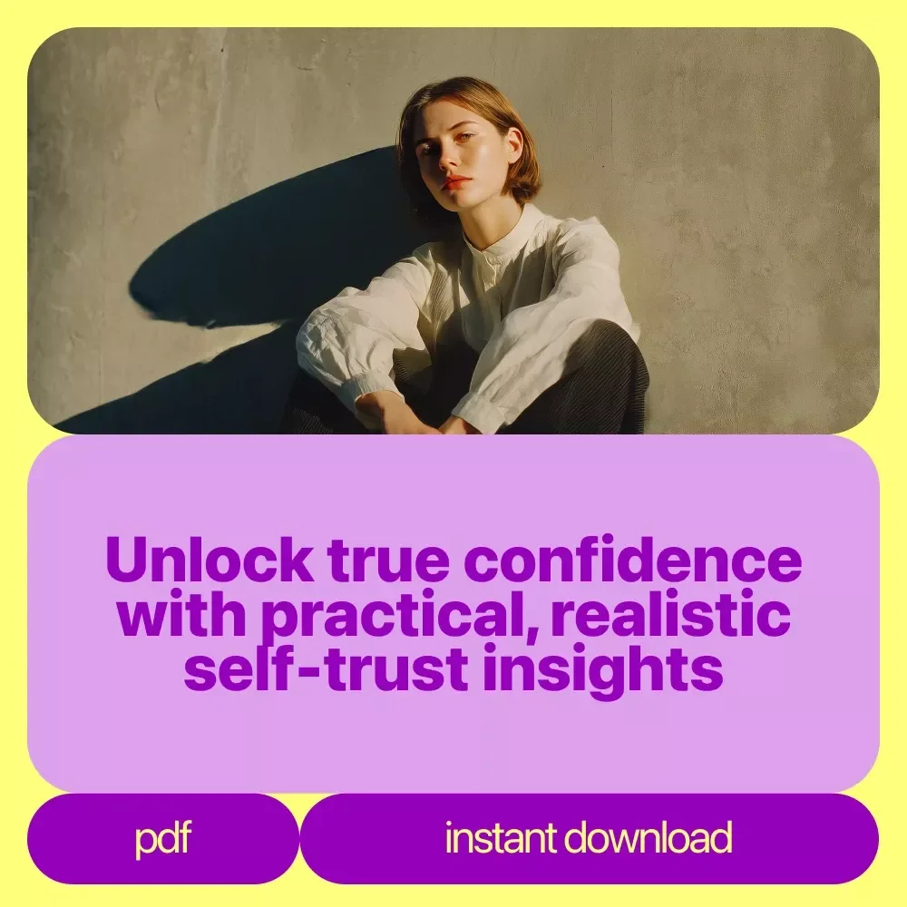 What Confidence Truly Is - 3 in 1 Digital Download Bundle: Self-Trust, Confidence Check & Myths