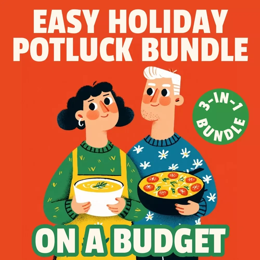 Easy Holiday Potluck Bundle on a Budget - 3-in-1 Digital Download