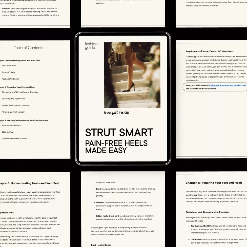Strut Smart: Pain-Free Heels Made Easy - A Complete Guide on How to Walk in Heels Without Pain
