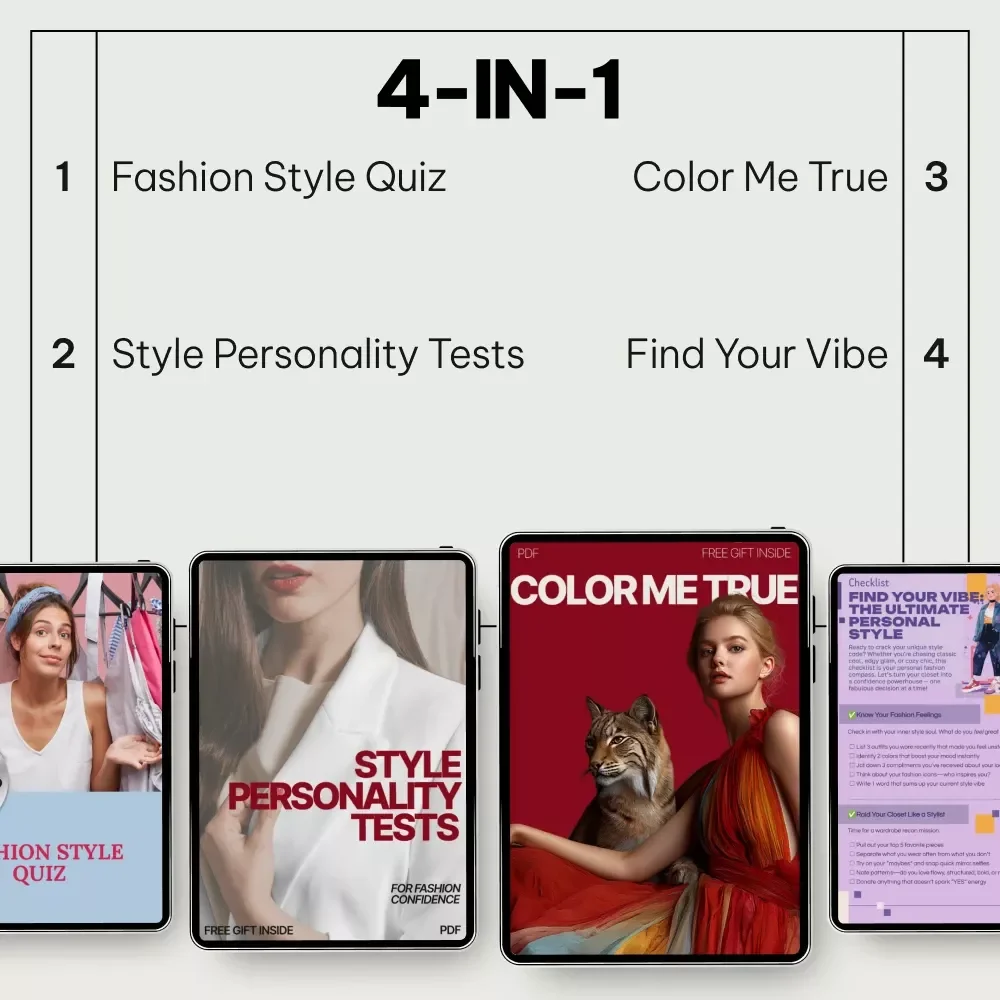 Style Personality Discovery Bundle | Digital Fashion Guides, Quizzes & Checklists | Style Personality Test for Fashion Confidence