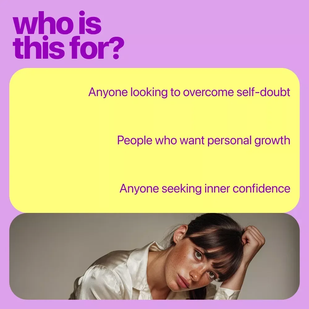 Confidence Habit Builder: 3-in-1 Bundle - Calm Confidence, AI Confidence Kickstart Checklist, Confidence Grows When You Do the Work