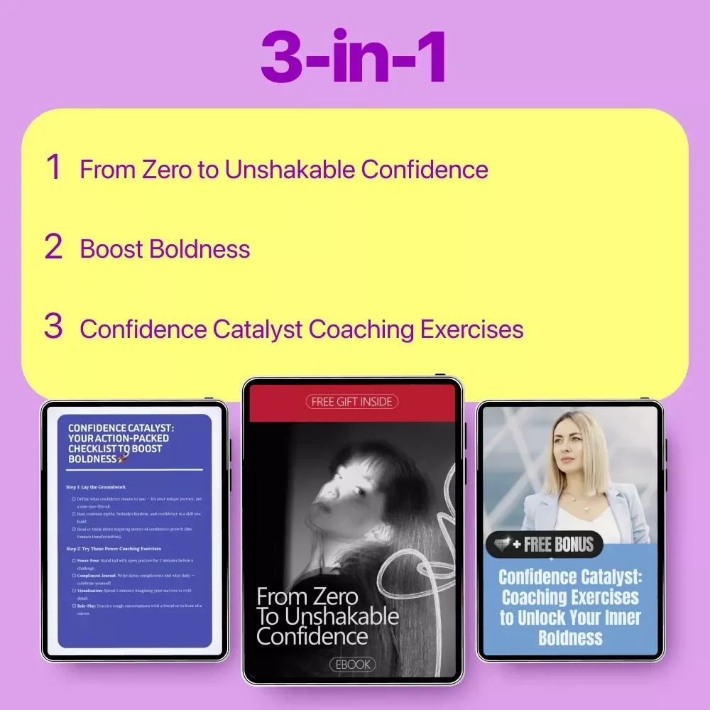 Self-Worth and Confidence Builder Toolkit – 3-in-1 Bundle to Boost Self-Esteem and Confidence