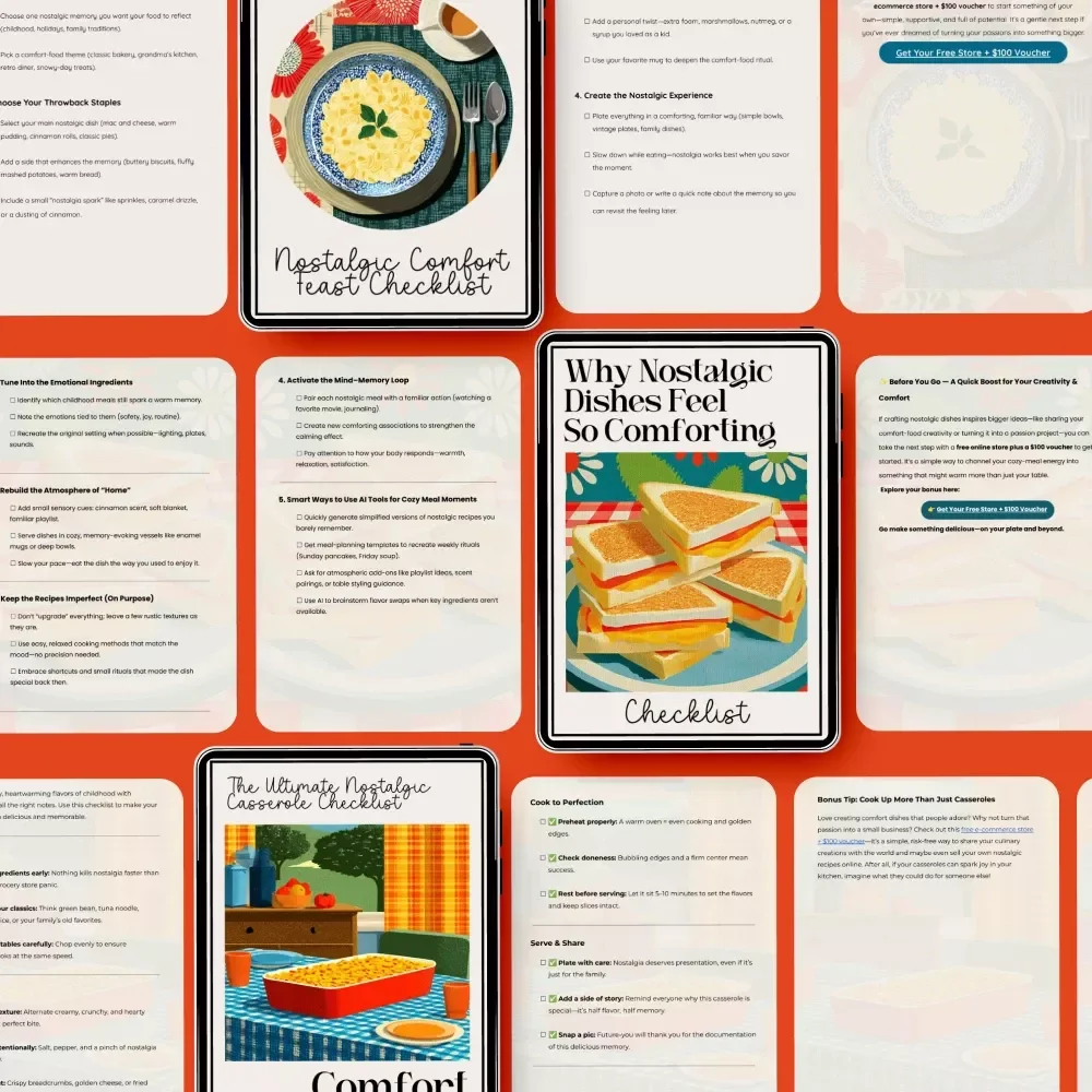 Cozy Nostalgia System for Simple Dishes: 3-in-1 Bundle of Comforting Recipes