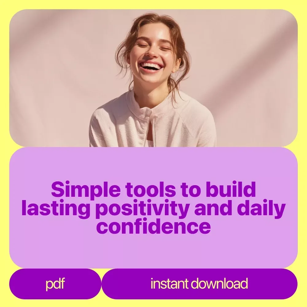 Positive Attitude Starter Pack | 3-in-1 Digital Bundle – Bright Side Living: A Simple Guide to Building a Positive Attitude + Your Bright Mindset Kickstart Checklist + 30 Days to Brighter Thinking