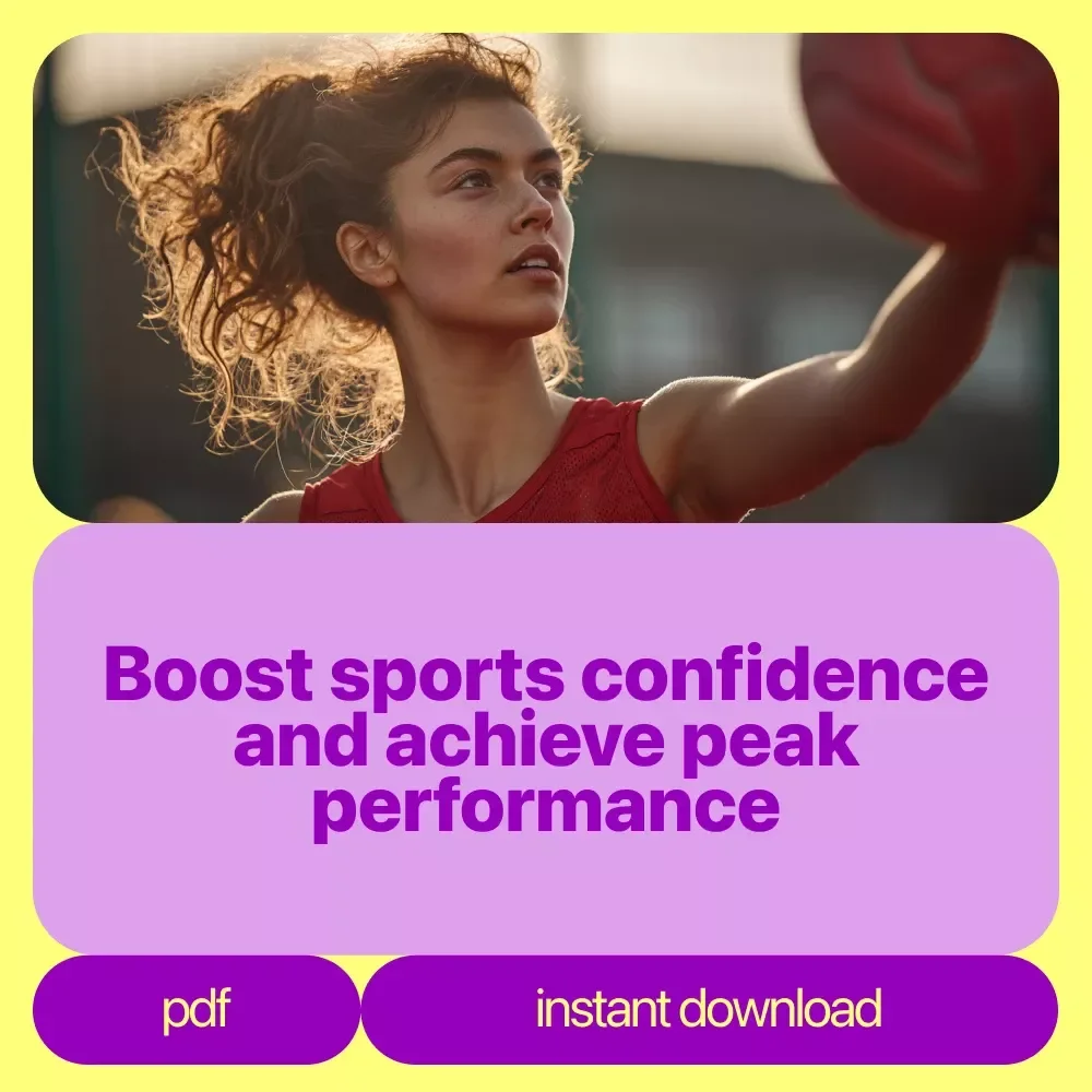 Mindful Clarity at Peak Form: 3-in-1 Sports Confidence Bundle for Success