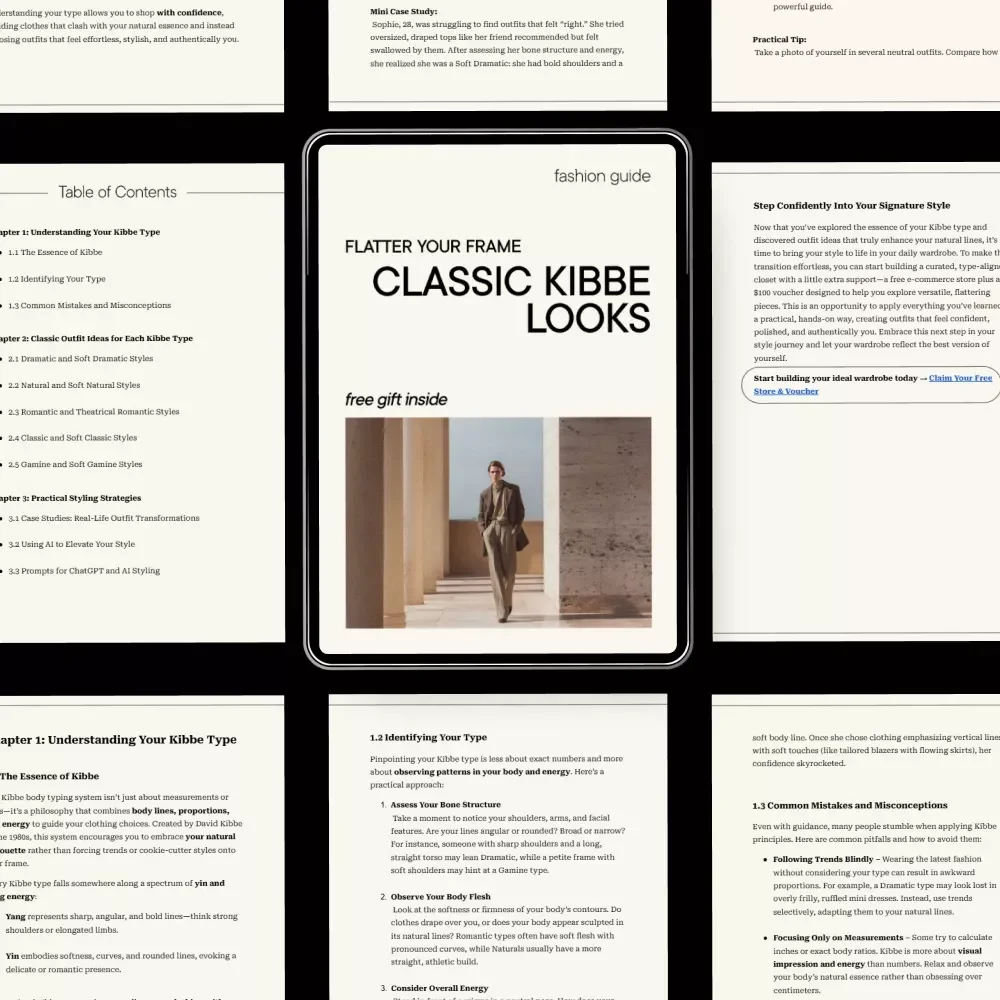 Flatter Your Frame: Classic Kibbe Looks Guide - Classic Kibbe Outfit Ideas for Every Body Type