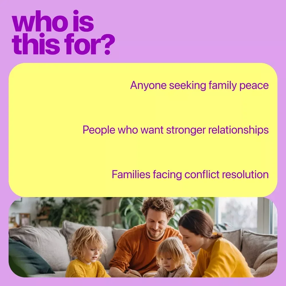 Family Harmony Toolkit: Conflict Resolution Strategies for Stronger Family Bonds - 3-in-1 Digital Bundle
