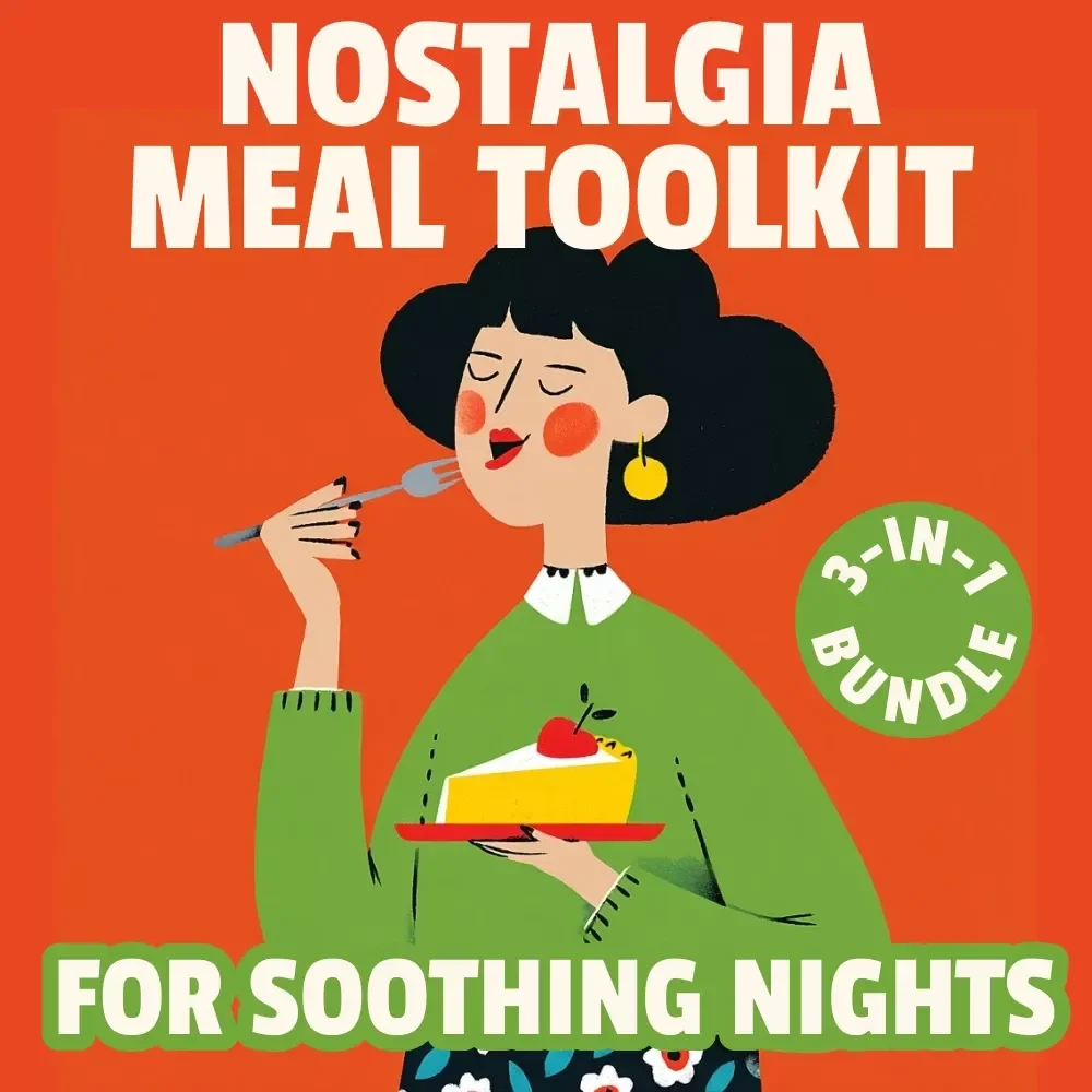 Nostalgia Meal Toolkit for Soothing Nights - 3-in-1 Bundle to Recreate Childhood Comfort Recipes