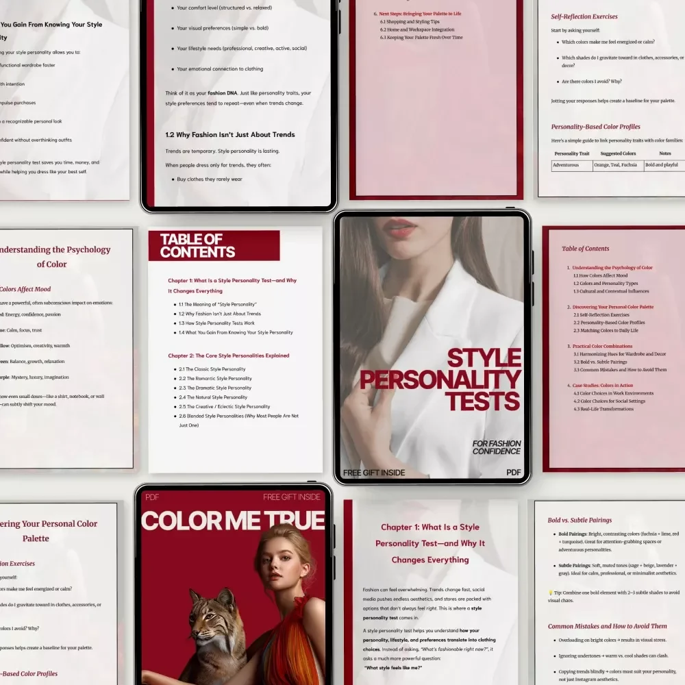 Style Personality Discovery Bundle | Digital Fashion Guides, Quizzes & Checklists | Style Personality Test for Fashion Confidence