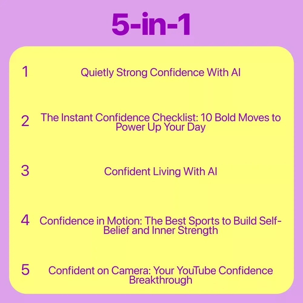 Inner Strength Growth Pack: 5-in-1 Bundle for Building Confidence and Self-Belief