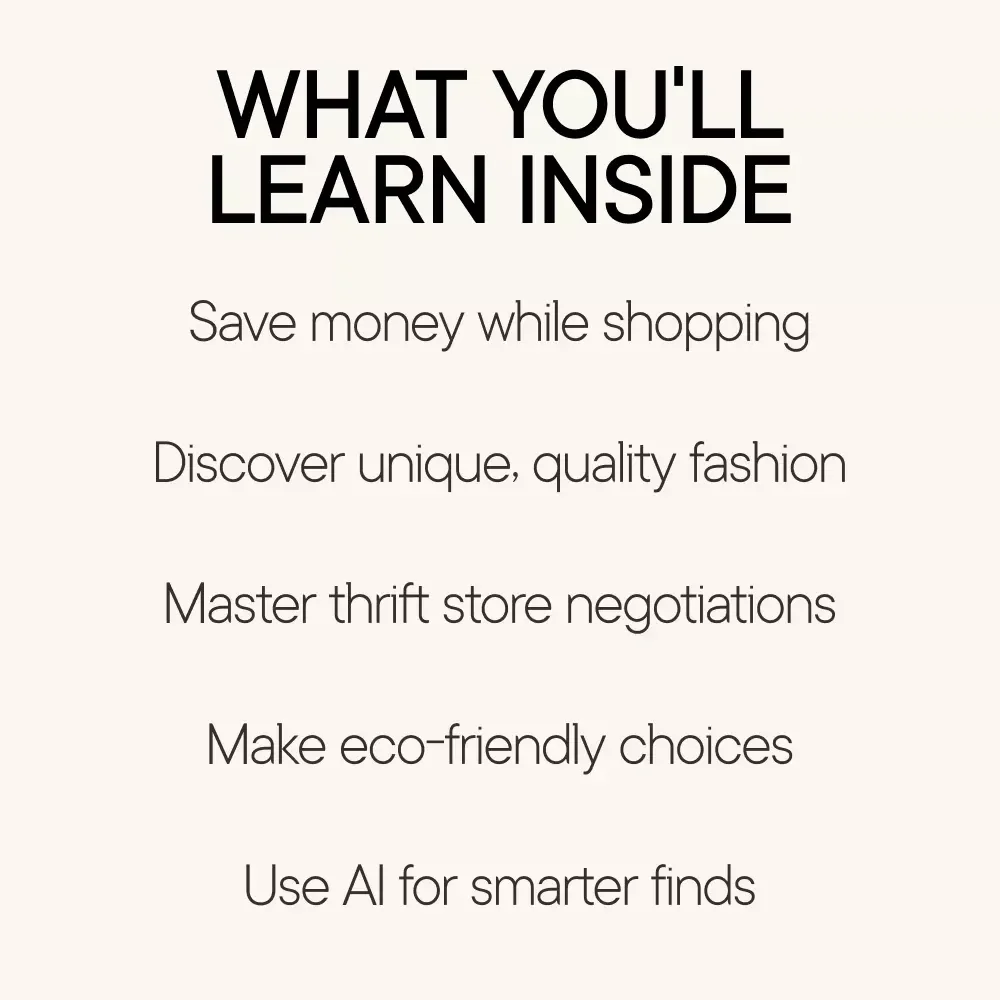 Thrift Like a Pro: Unlock Hidden Treasures – Your Ultimate Guide to Thrift Shopping Like a Pro