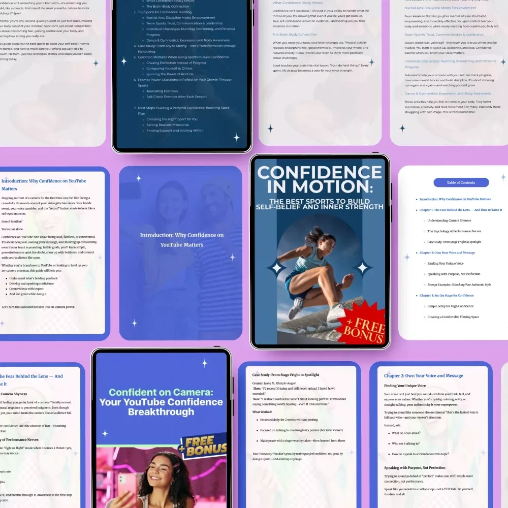 Inner Strength Growth Pack: 5-in-1 Bundle for Building Confidence and Self-Belief