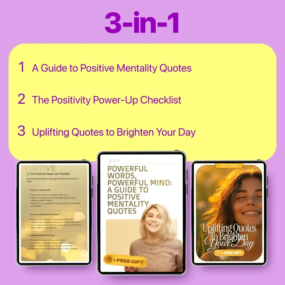 Daily Confidence Inspiration Bundle: Powerful Words, Powerful Mind & More
