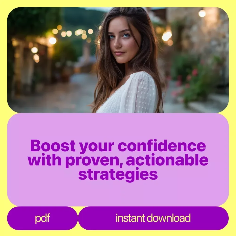 Self-Confidence Building Toolkit: 4-in-1 Digital Bundle to Boost Your Confidence