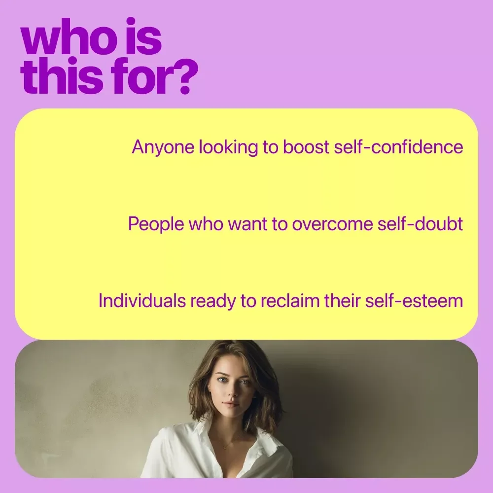 Self-Confidence Building Toolkit: 4-in-1 Digital Bundle to Boost Your Confidence