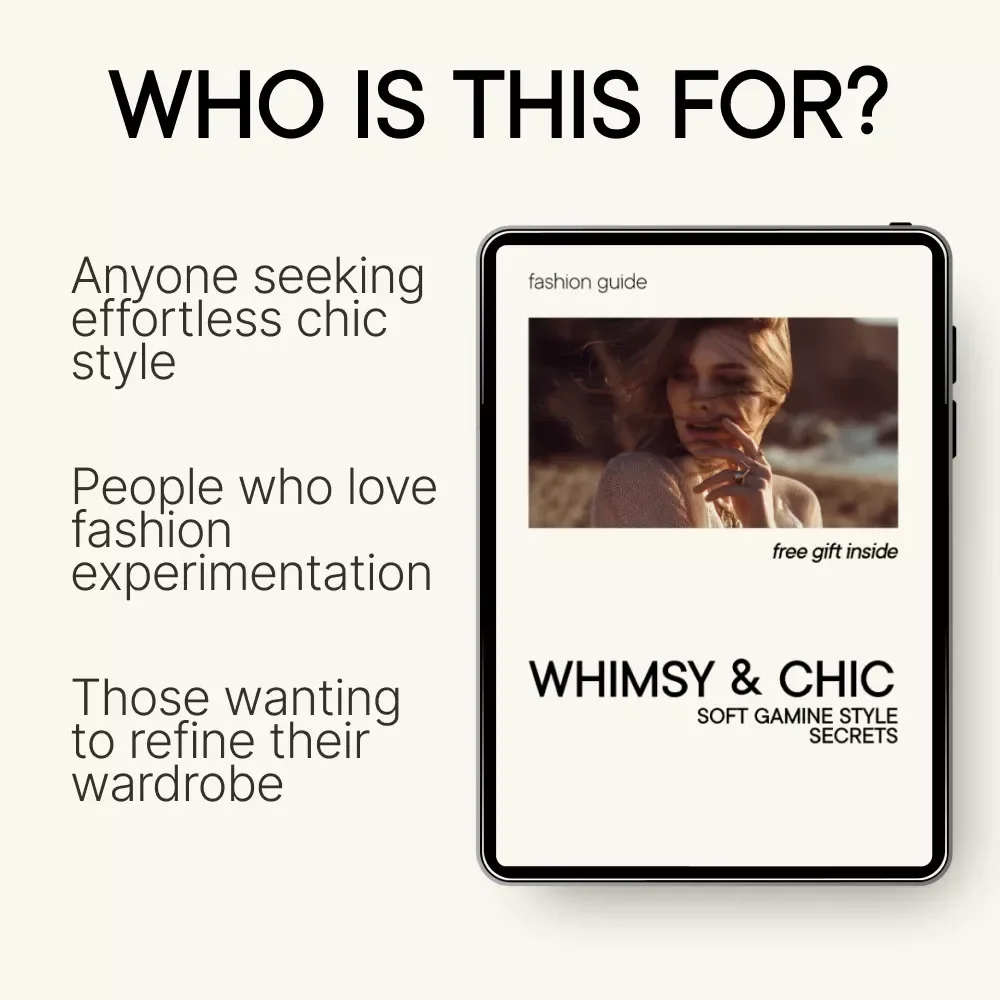 Whimsy & Chic: Soft Gamine Style Secrets Guide - Unlock Your Soft Gamine Kibbe Outfit Ideas