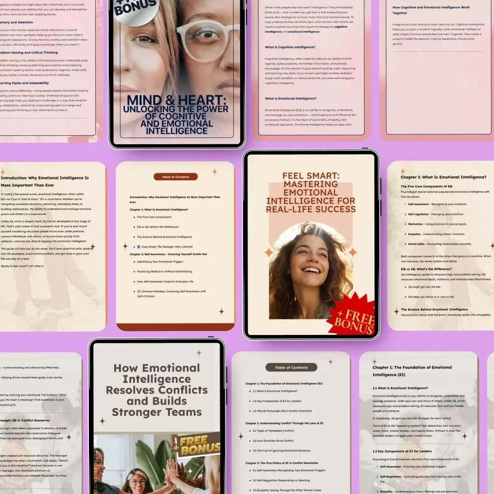 Emotional Intelligence Explained: 3-in-1 Bundle for Success, Conflict Resolution, & Cognitive Power