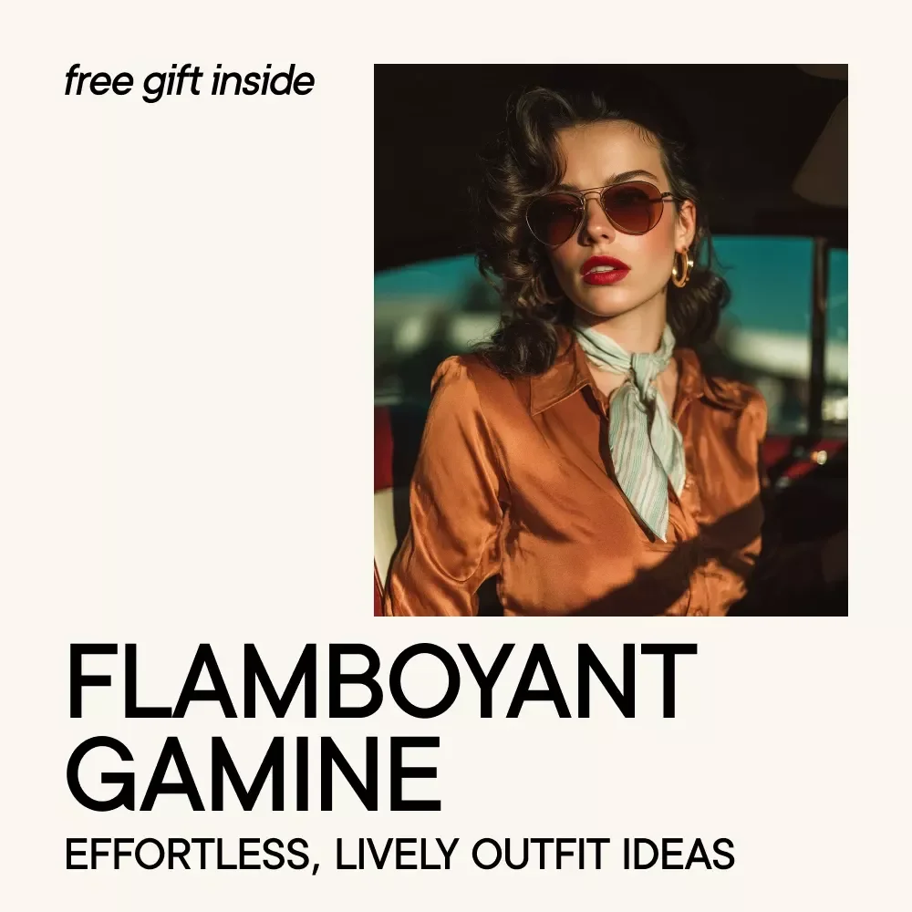 Flamboyant Gamine: Effortless, Lively Outfit Ideas – Digital Guide for Kibbe Flamboyant Gamine Style