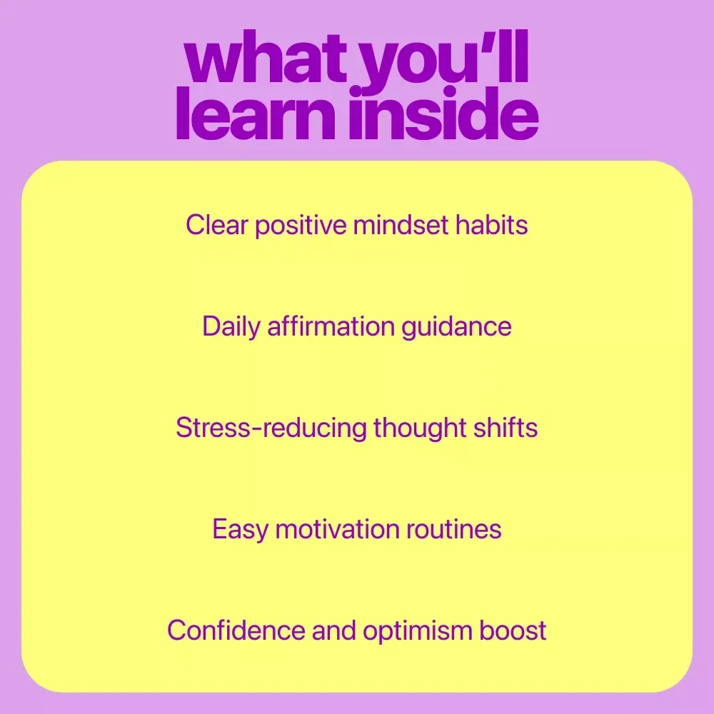 Positive Attitude Starter Pack | 3-in-1 Digital Bundle – Bright Side Living: A Simple Guide to Building a Positive Attitude + Your Bright Mindset Kickstart Checklist + 30 Days to Brighter Thinking