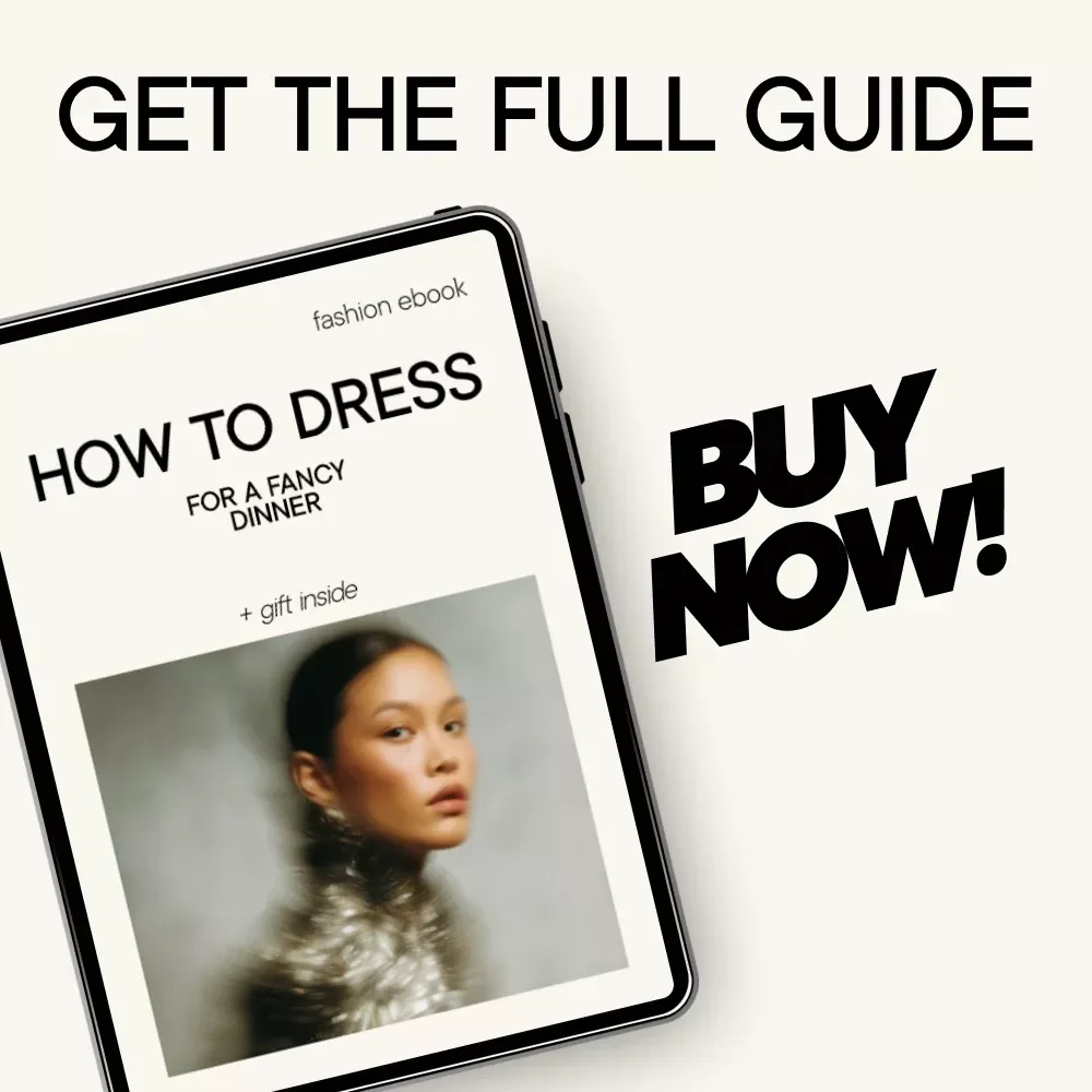 How to Dress for a Fancy Dinner Ebook | Elegant Outfit Guide for Formal Events | How to Dress for a Fancy Dinner with Confidence