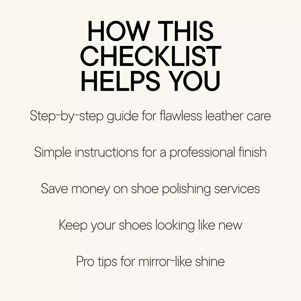 Shoe Shine Secrets: Home Polishing Checklist - How to Polish Leather Shoes at Home