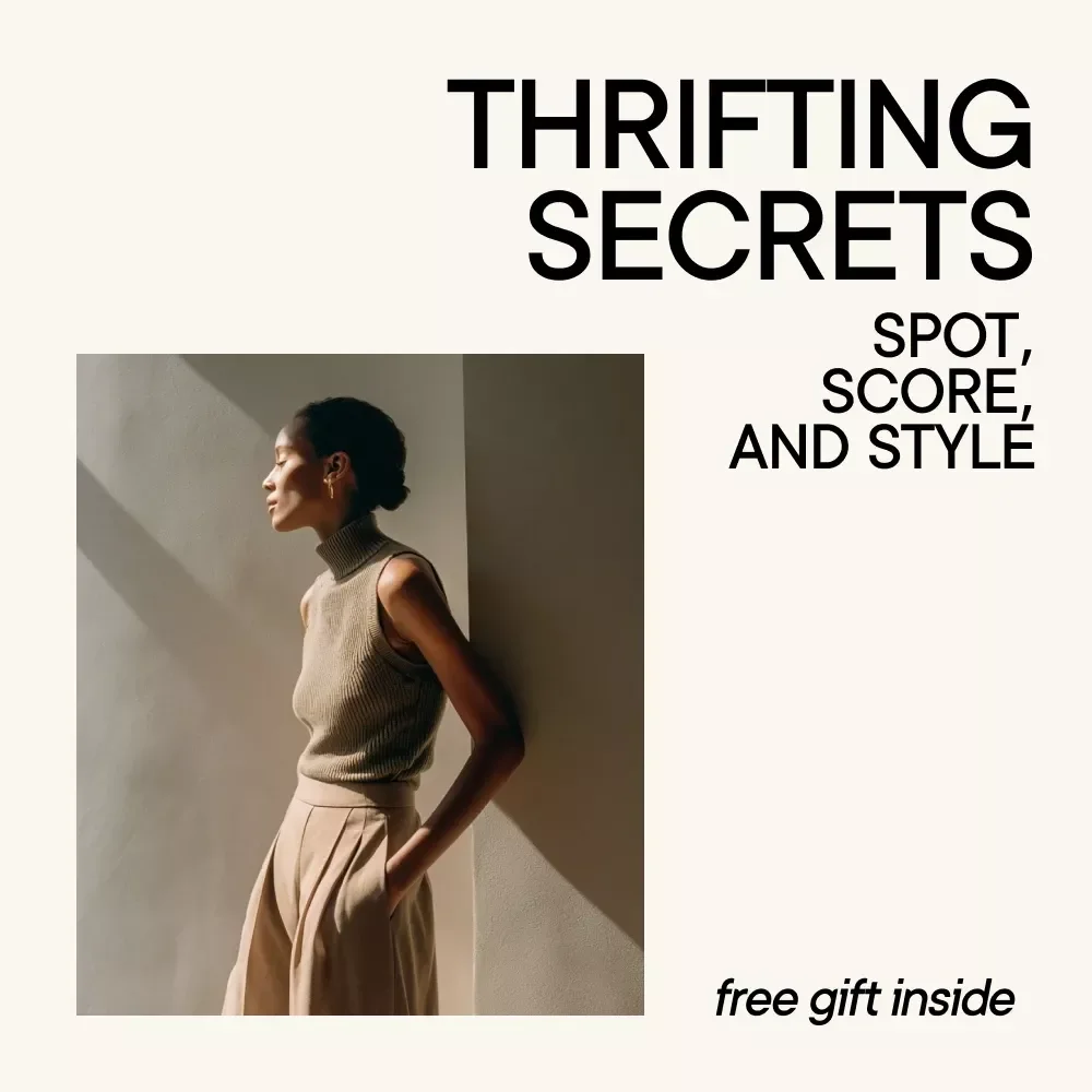 Thrifting Secrets: Spot, Score, and Style – Your Ultimate Guide to Finding Quality Thrifted Items