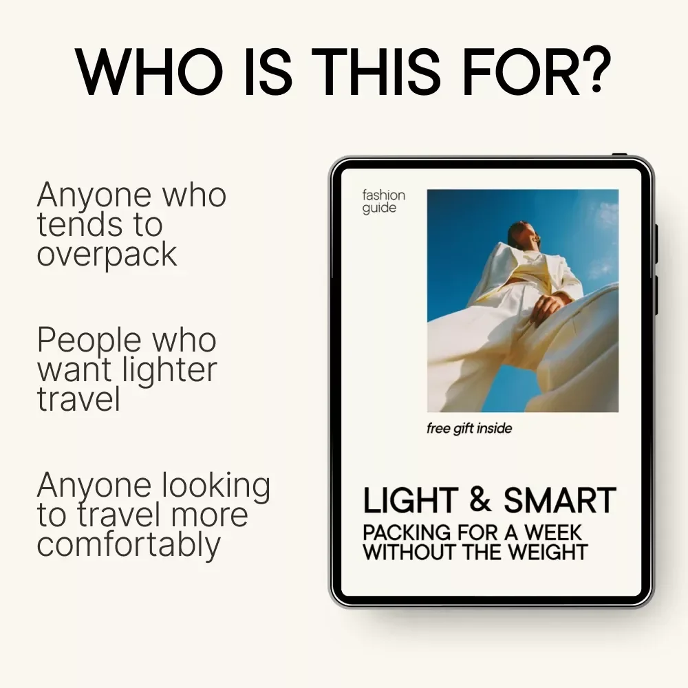 Light & Smart: Packing for a Week Without the Weight – Minimalist Travel Packing Guide, Smart Packing Checklist, Carry-On Only eBook, AI Travel Planning Digital Download