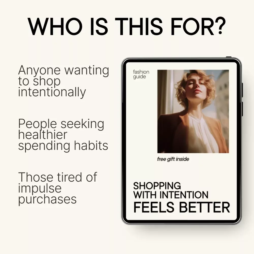Shopping With Intention Feels Better: How to Stop Impulse Shopping for Clothes | Digital Download Guide