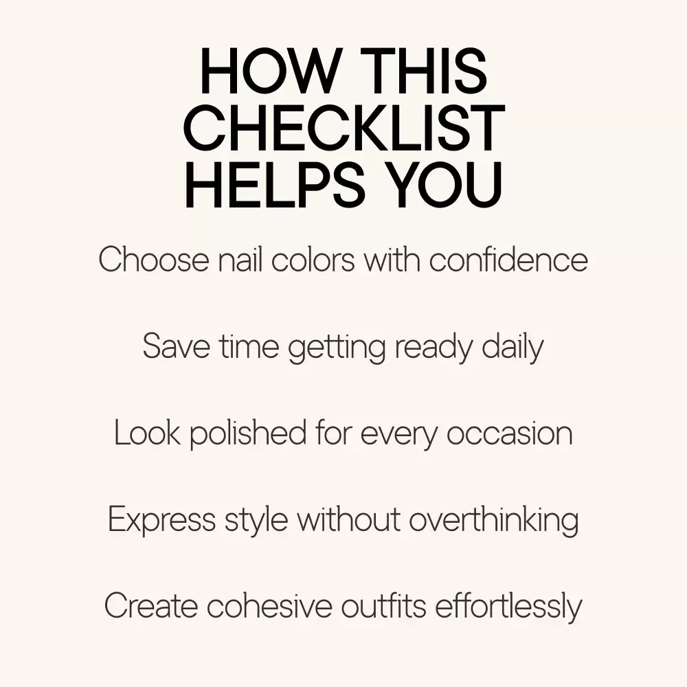 Stylish Nails for Every Outfit | Digital Nail Guide, Outfit Color Matching Tips, AI Nail Planning eBook, Fashion Nail Checklist Download