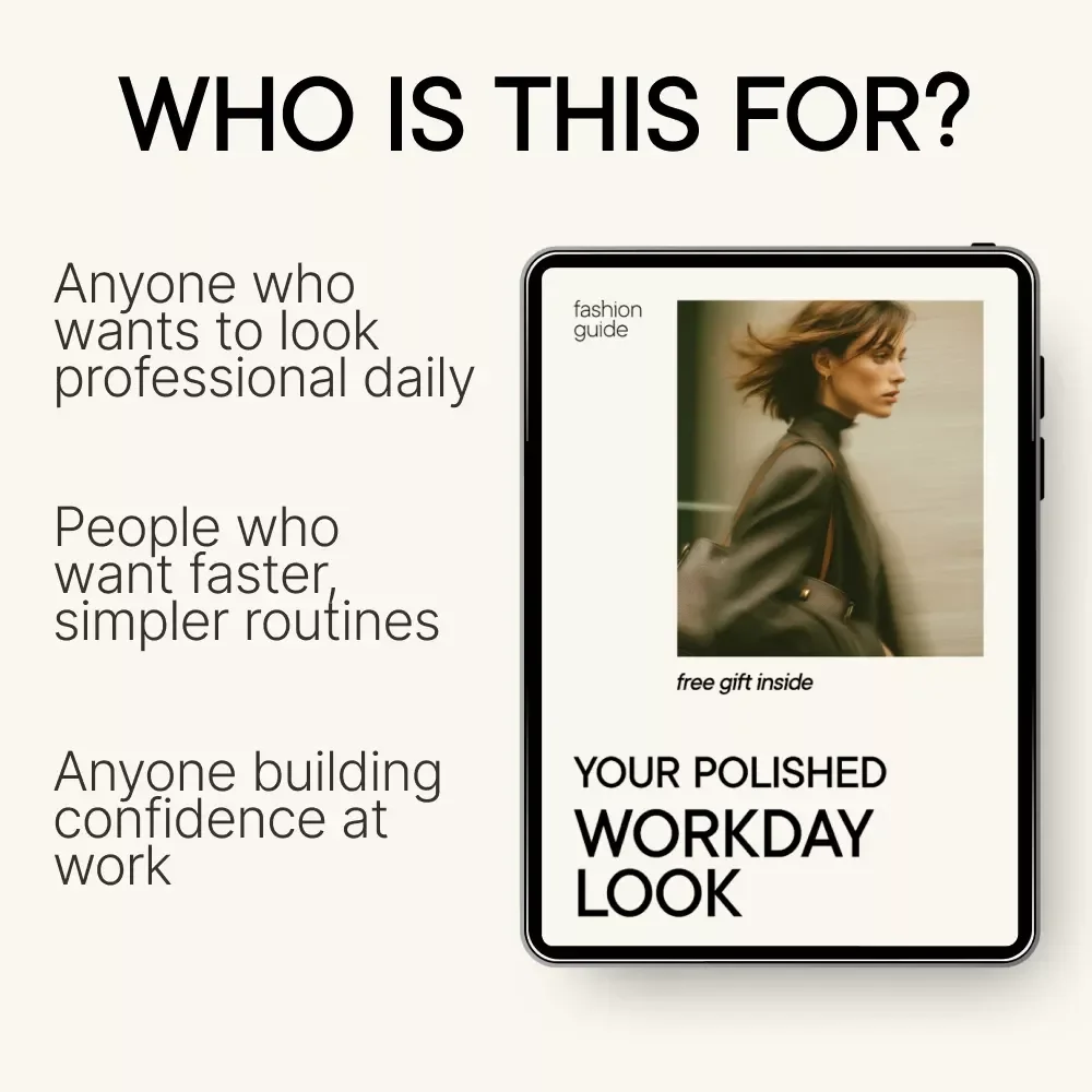 Your Polished Workday Look | Professional Makeup Guide for Everyday Work | 5–10 Minute Routine, Office-Appropriate Beauty, Digital Download eBook