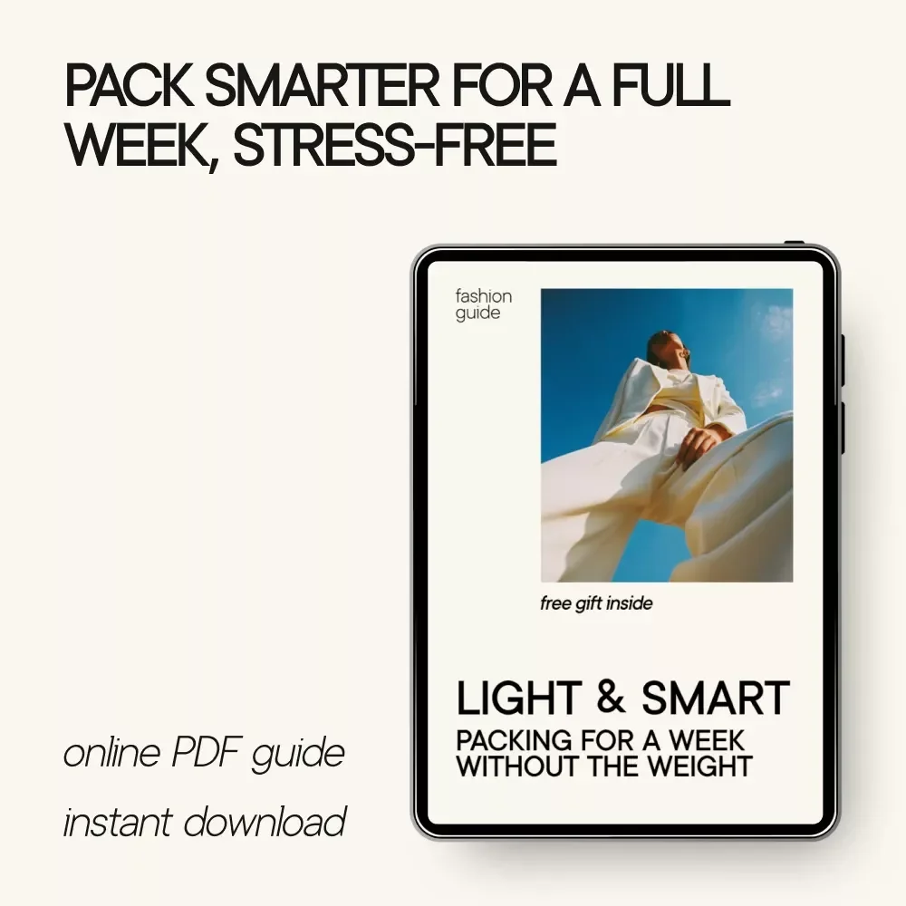Light & Smart: Packing for a Week Without the Weight – Minimalist Travel Packing Guide, Smart Packing Checklist, Carry-On Only eBook, AI Travel Planning Digital Download