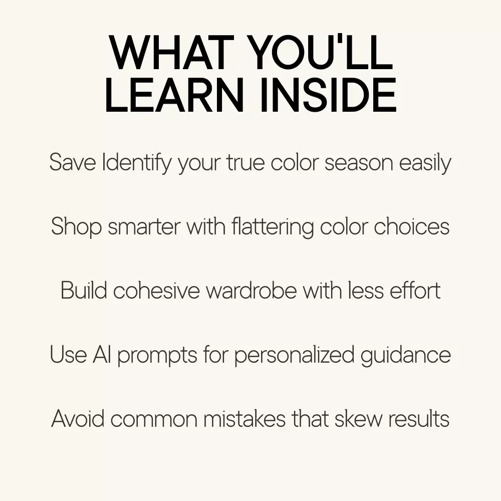 Find Your True Colors, Find Your Confidence – A Practical Guide to Color Analysis How to Find Your Season